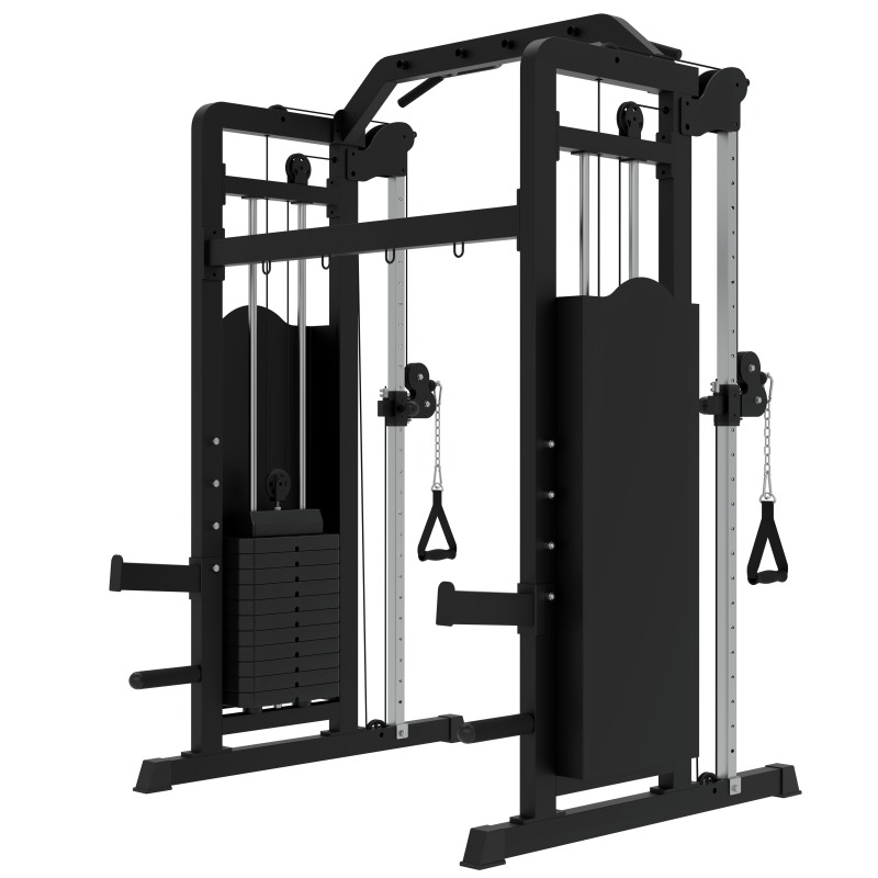 Commercial Gym Multi Functional Trainer Smith Cable Crossover Machine