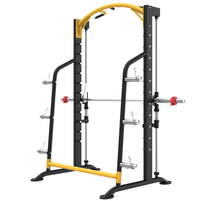 Multi Smith Machine Squat Rack with Pull-up Bar