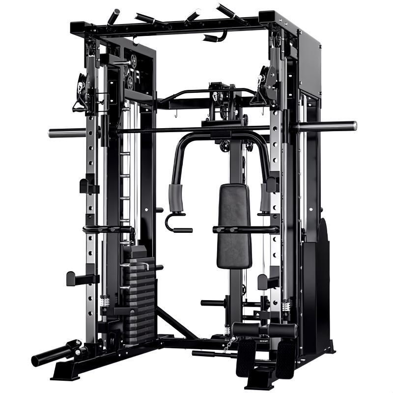 Smith Machine Comprehensive Training Equipment Household Fitness Multi functional Combination Set Deep Squat Push Gantry